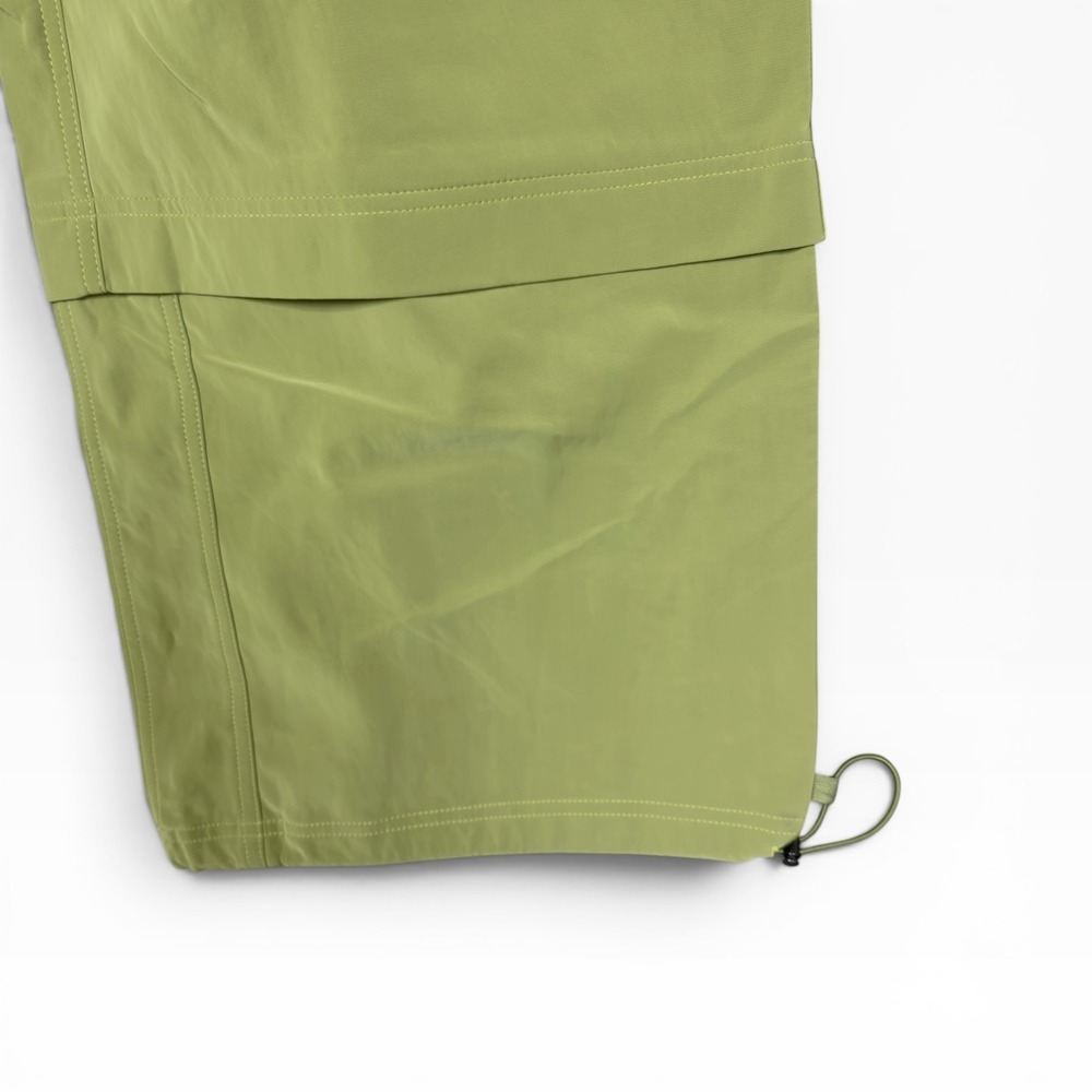 Free People FP Movement Paradox Pants M Green Slouchy Cargo Utility Bungee Hem - Picture 5 of 13